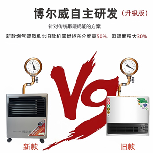 冬夏两用燃气取暖器天然燃气炉烤火炉全屋供暖红外线省燃气暖风机