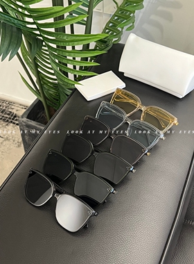 look at my eyes 沉稳摩登美学！25FW 方框遮阳太阳眼镜 墨镜