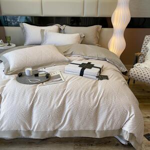 自由家起司软糯裸感天丝棉磨毛柔软保暖好睡眠床品亲肤舒适四件套