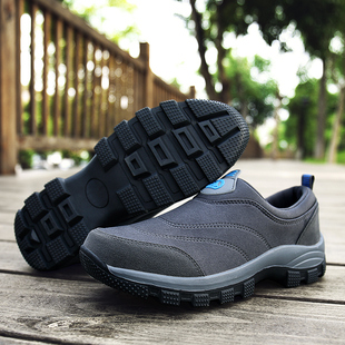 老人鞋男士爷爷软底中老年休闲鞋姥爷运动健步鞋旅游防滑爸爸鞋子