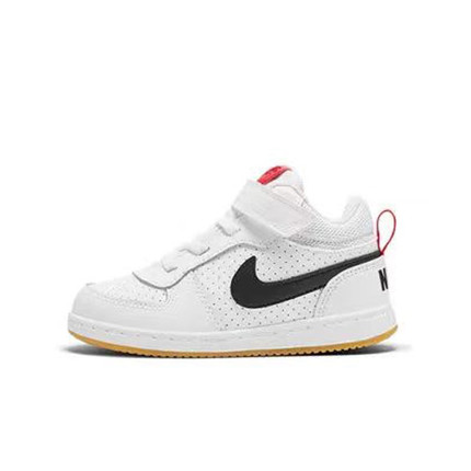 耐克/NIKE COURT经典魔术贴幼童休闲运动板鞋小白鞋870027-107