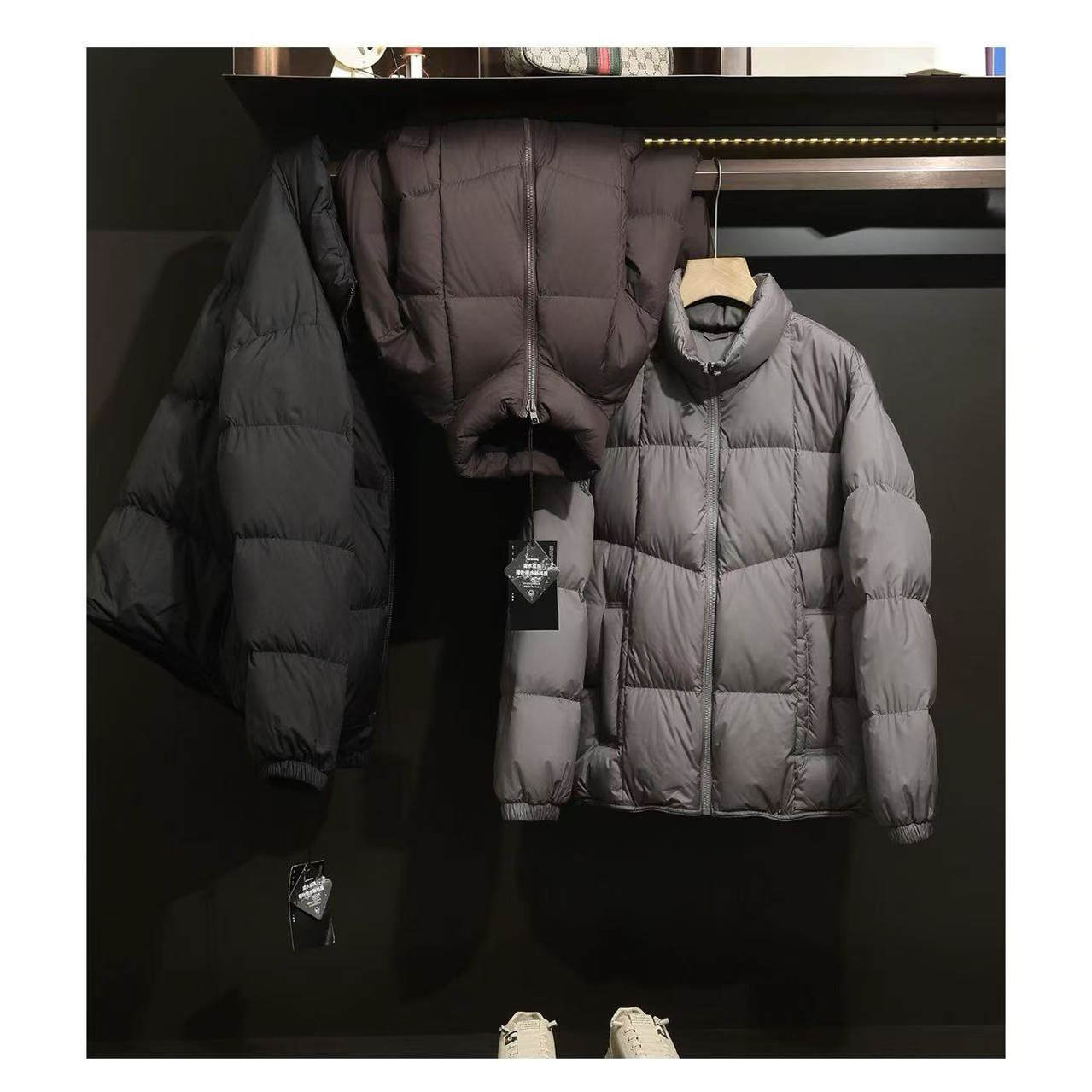 男装-男士立领羽绒服外套2025年冬季新款新国标90白鸭绒羽绒保暖