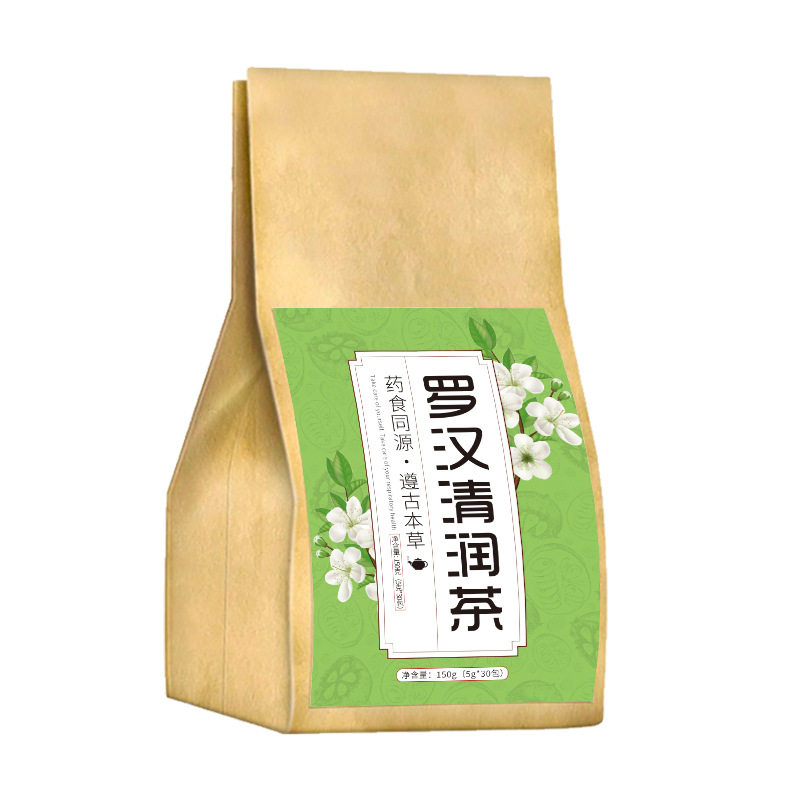 药食同源罗汉清润茶150克 薄荷蒲公英橘皮百合枇杷叶胖大海甘草等