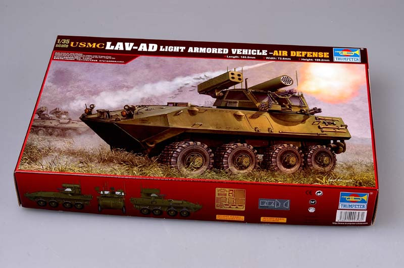 恒辉模型 小号手 00393 1/35  LAV-AD 机动防空系统 拼装模型 模玩/动漫/周边/娃圈三坑/桌游 坦克/战车/武器模型 原图主图