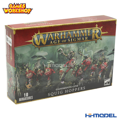 恒辉 GW战锤 89-44 AOS GLOOMSPITE GITZ SQUIG HOPPERS 拼装模型