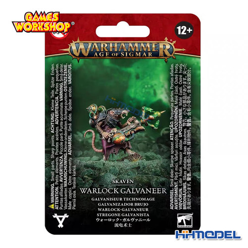 战锤AOS 90-51 斯卡文鼠人 流电术士 SKAVEN WARLOCK GALVANEER