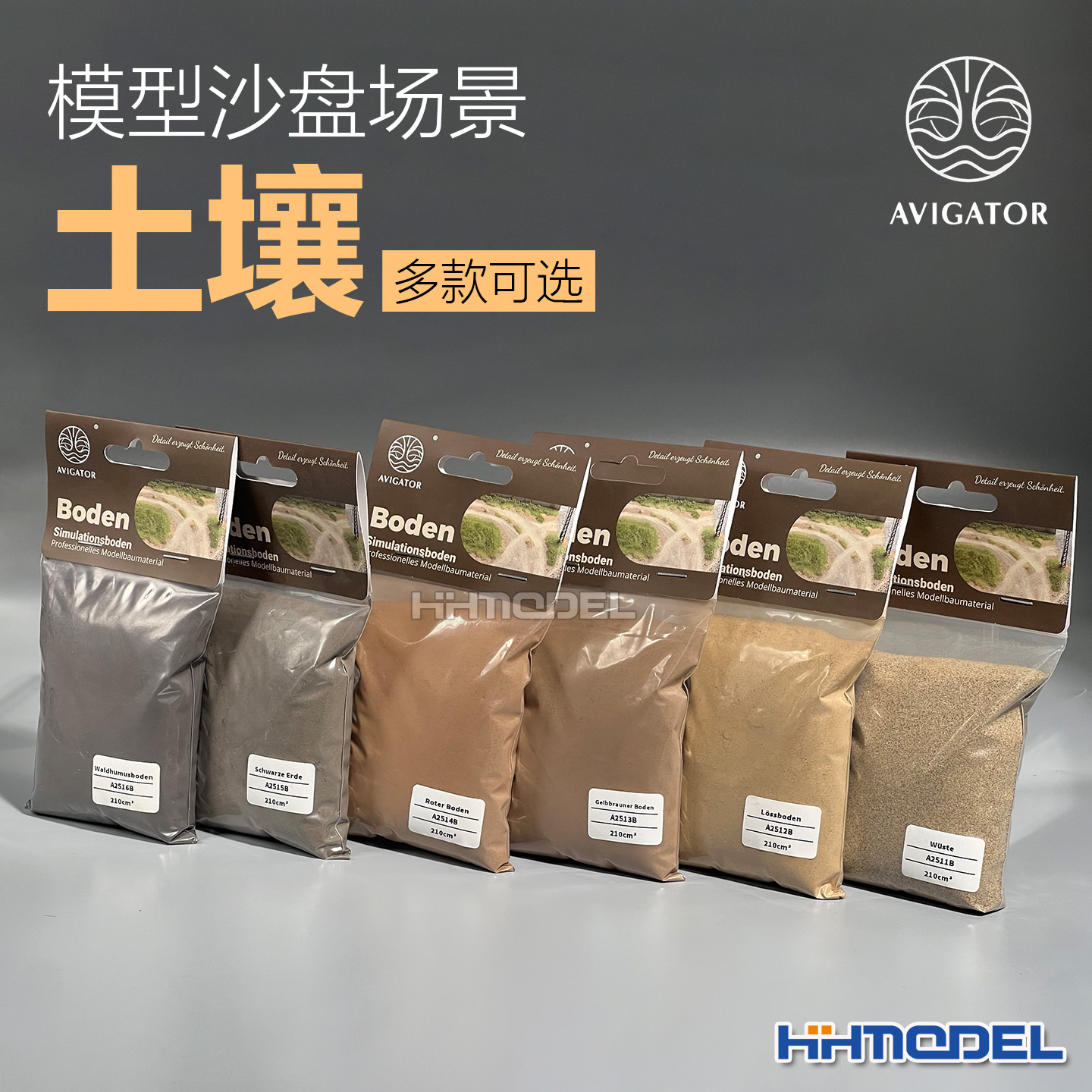 Avigator模型工具沙盘场景土壤