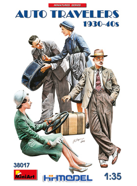 恒辉模型 MiniArt 38017 1/35 汽车旅行者 1930-40年