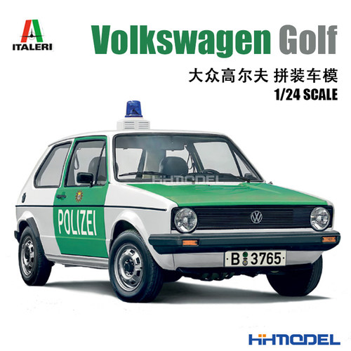 ITALERI大众高尔夫1/24拼装车模