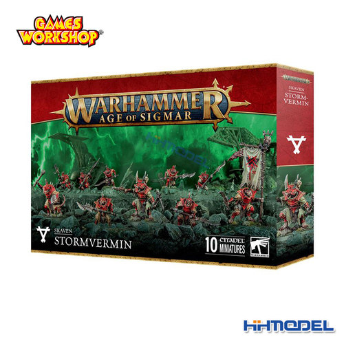 恒辉 GW战锤 90-07 AOS 斯卡文鼠人 SKAVEN STORMVERMIN 风暴鼠