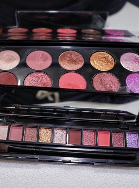 pat 十色眼影盘 1 2 3 4 5 6 7 8 9 10代试色小样 修饰爆闪