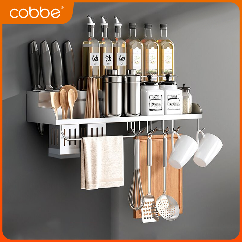 卡贝厨房置物架304不锈钢