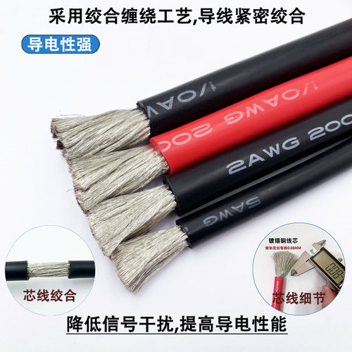 特软硅胶线华伦美景AWG