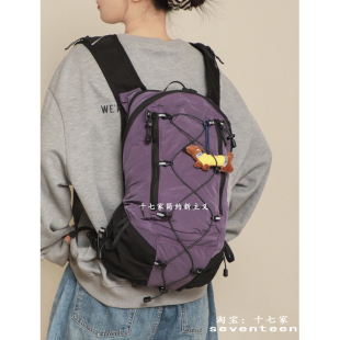 十七家轻量化户外徒步登山包女2026春轻防水运动骑行双肩包背包男