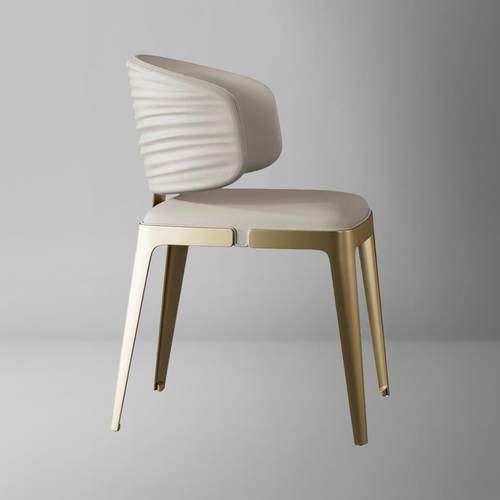 意式轻奢餐椅家用靠背椅