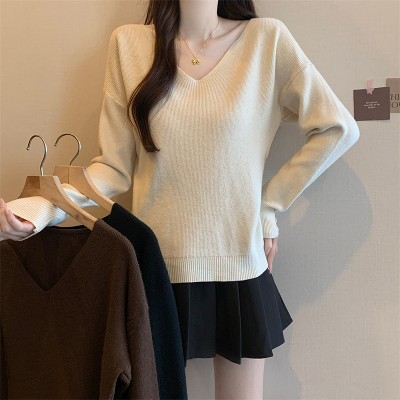 大码女装V领针织衫女2025秋冬新款胖MM不规则内搭上衣针织打底衫,女装/女士精品,大码内搭,淘宝优惠券,粉丝福利购,淘宝优惠卷