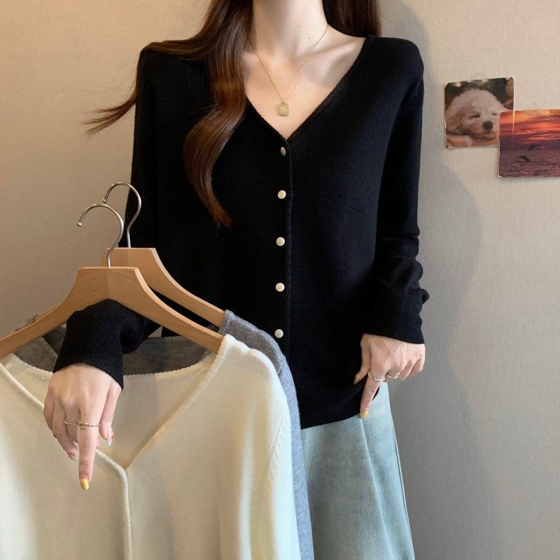 大码女装2025秋季新款胖MM时尚百搭V领简约正肩长袖上衣开衫毛衣,女装/女士精品,大码内搭,淘宝优惠券,粉丝福利购,淘宝优惠卷