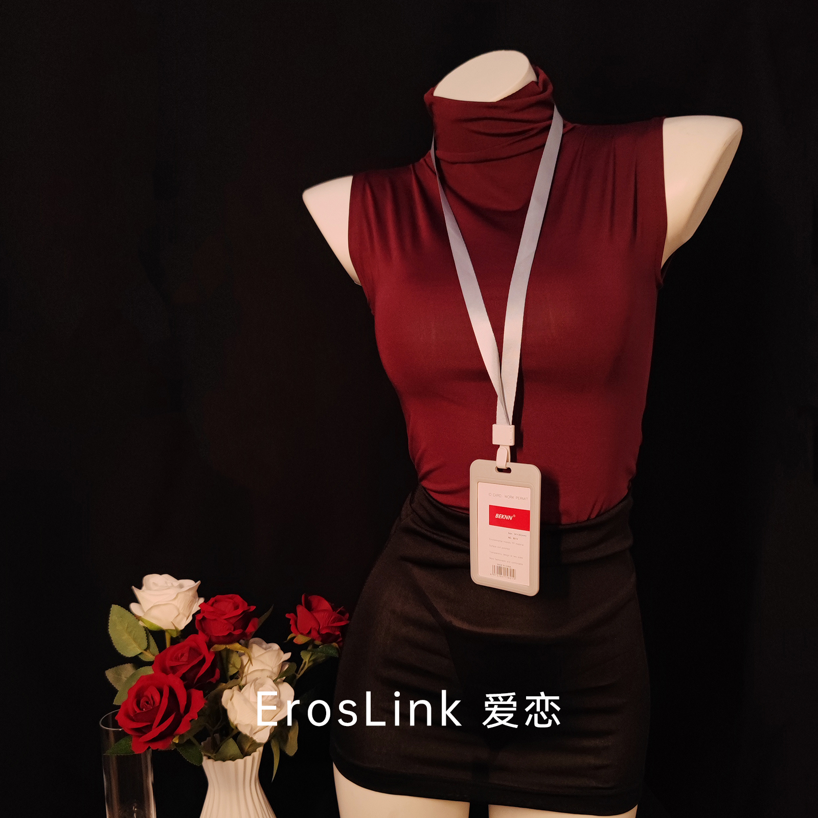 ErosLink秘书制服修身纯欲OL职场性感御姐诱惑套装情趣味内衣qqny