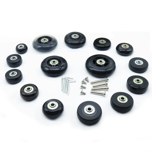 Чемодан, беззвучная сумка, полиуретановые шины для ремонта, аксессуары