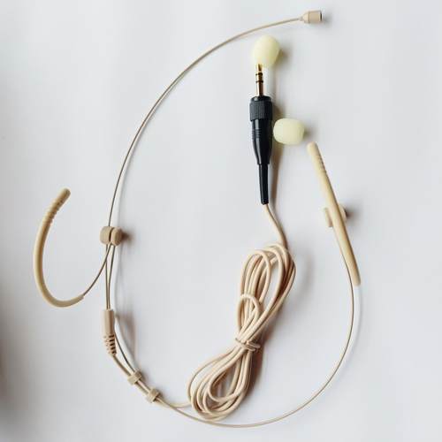 头戴麦克风适用于大疆罗德森海谛听无线小蜜蜂直播耳麦话筒咪头线