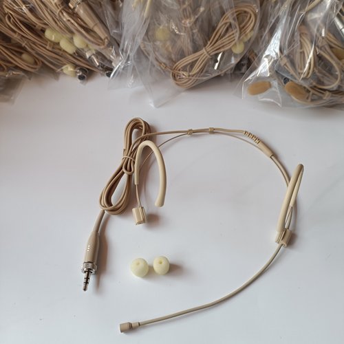 高质量舞台表演头戴麦克风话筒双耳挂式架子隐形肤色固定耳架配件