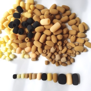 黑肤色防风海绵罩头戴耳挂麦海绵套领夹胸麦话筒咪头线防喷海棉套