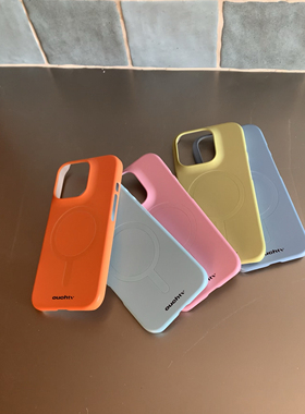 Ouchtv原创长期主义时髦p家经典配色韩国进口单层菲林手机壳iphone17promax