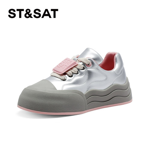 星期六舒适百搭休闲厚底单鞋女