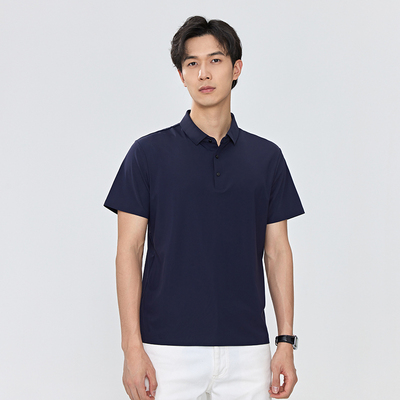 龙狮戴尔夏季POLO衫商务凉感T恤