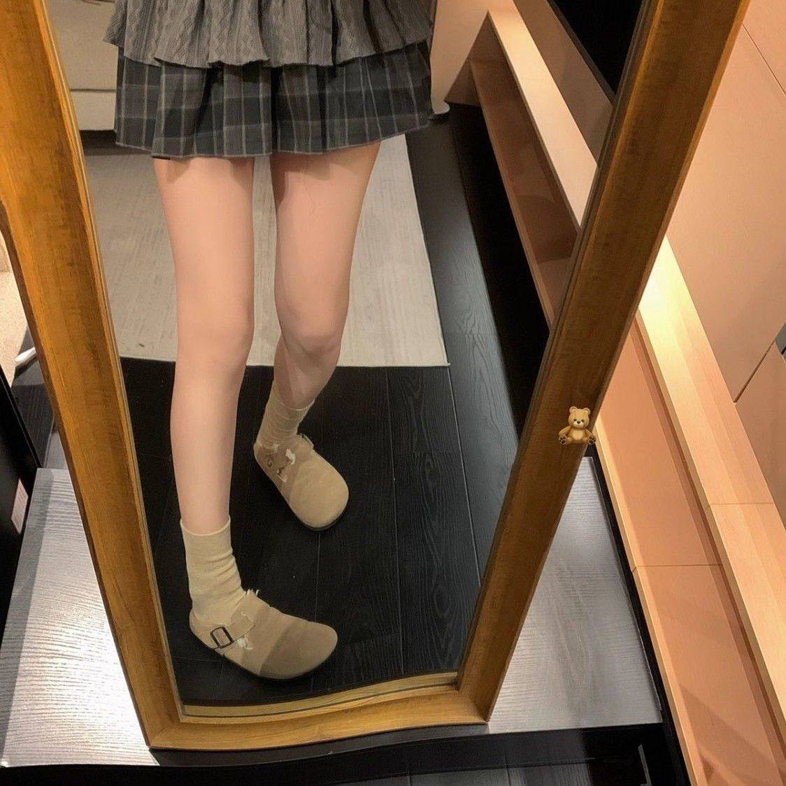 复古美拉德风小个子短裙小众设计感撞色拼接格子半身裙,女装/女士精品,半身裙,淘宝优惠券,粉丝福利购,淘宝优惠卷