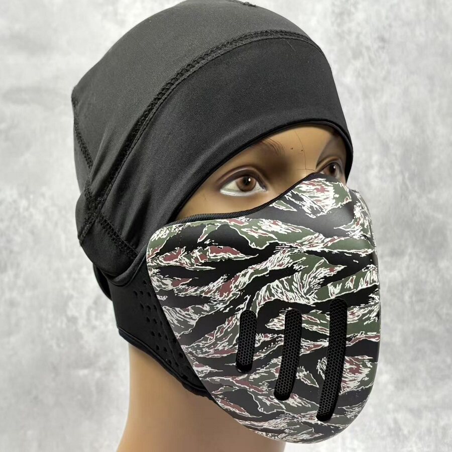 美利坚洋行特价日本KNIGHT哈雷骑士面罩 半脸透气防护轻量化面具