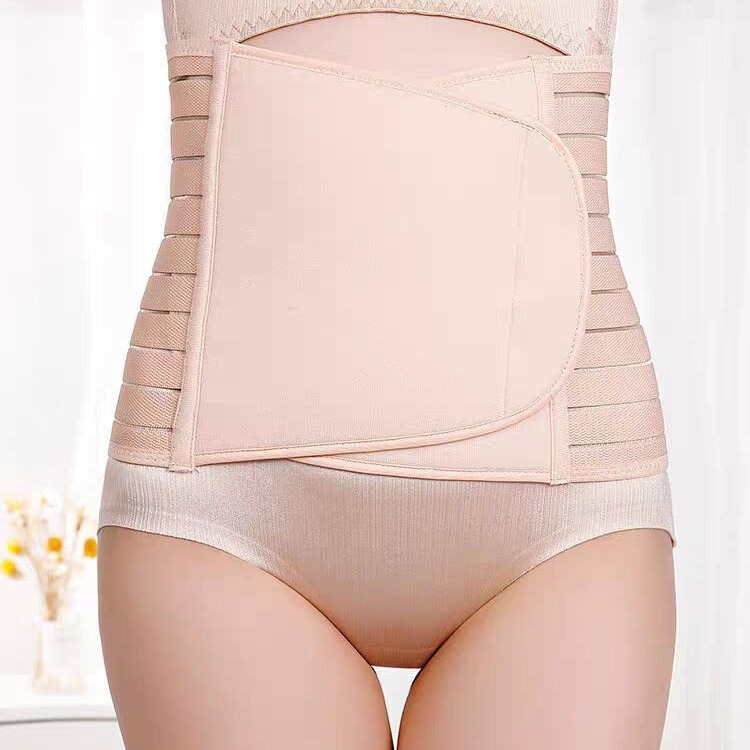 魔术贴收腹带女束腰护腰产后剖腹顺产束腹带美体塑身透气塑形腰封