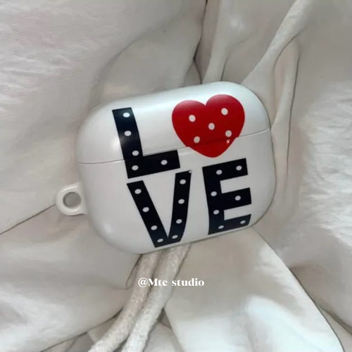 韩国进口菲林简约英文情侣耳机壳