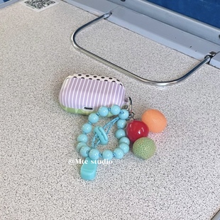 pro2 airpods1 2无线蓝牙耳机保护套airpods 4保护壳 时尚 韩国进口 美学摩登夏日时髦小众韩系适用AirPods4