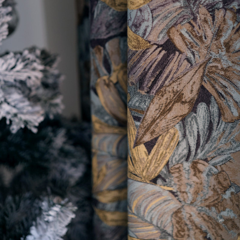 Lavenham拉文纳姆 提花轻奢复古轻奢美式提花窗帘定制遮光客厅