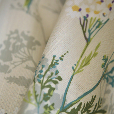 Almería阿尔梅里亚 90%遮光度清新田园治愈涤棉窗帘定制卧室客厅