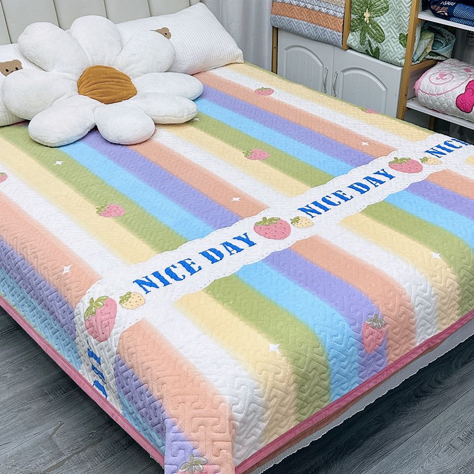 other床毯薄利多销机洗防滑AB面