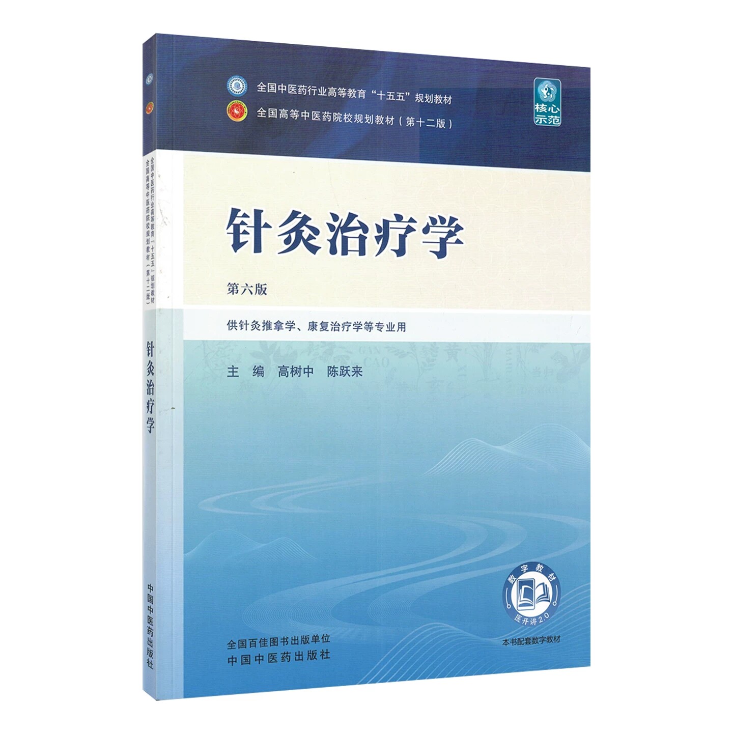 针灸治疗学 高树中 陈跃来 主编(第六版)全国中医药行业高等教育十五五规划教材第十二版书 中国中医药出版社