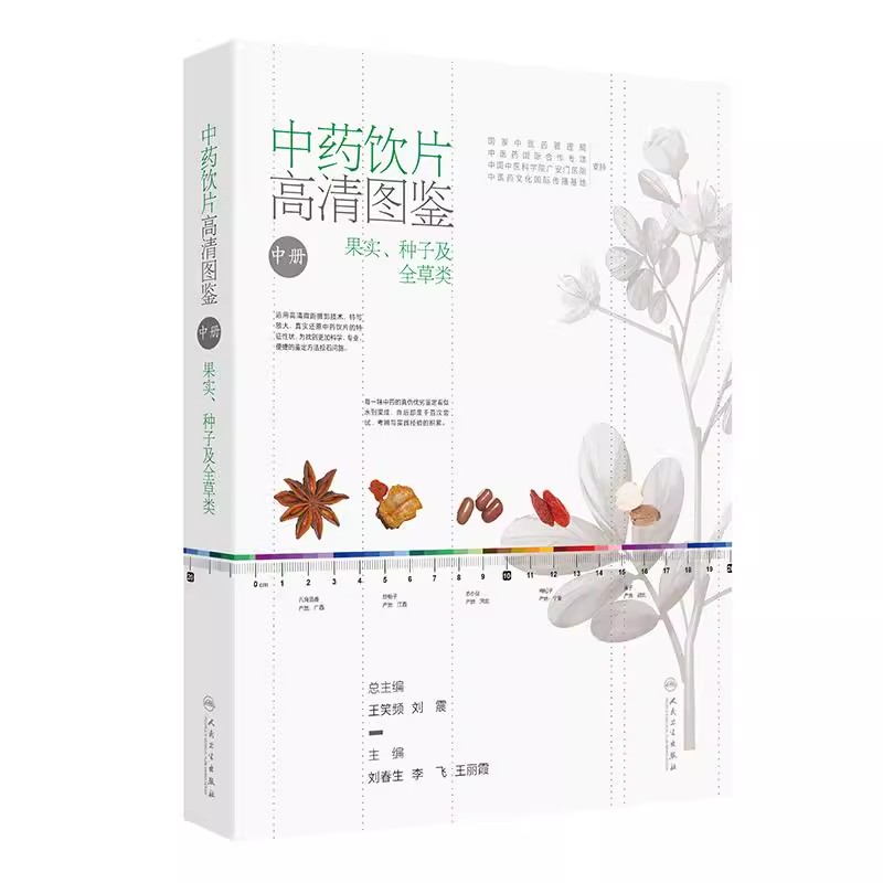 中药饮片高清图鉴中册 果实种子及全草类 刘春生 李飞 王丽霞 中药饮片采收加工炮制方法功能主治 人民卫生出版社9787117358279
