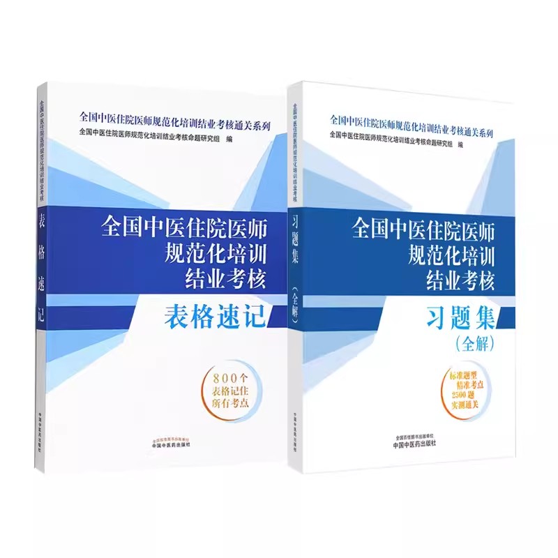 中医住院医师规范化培训结业