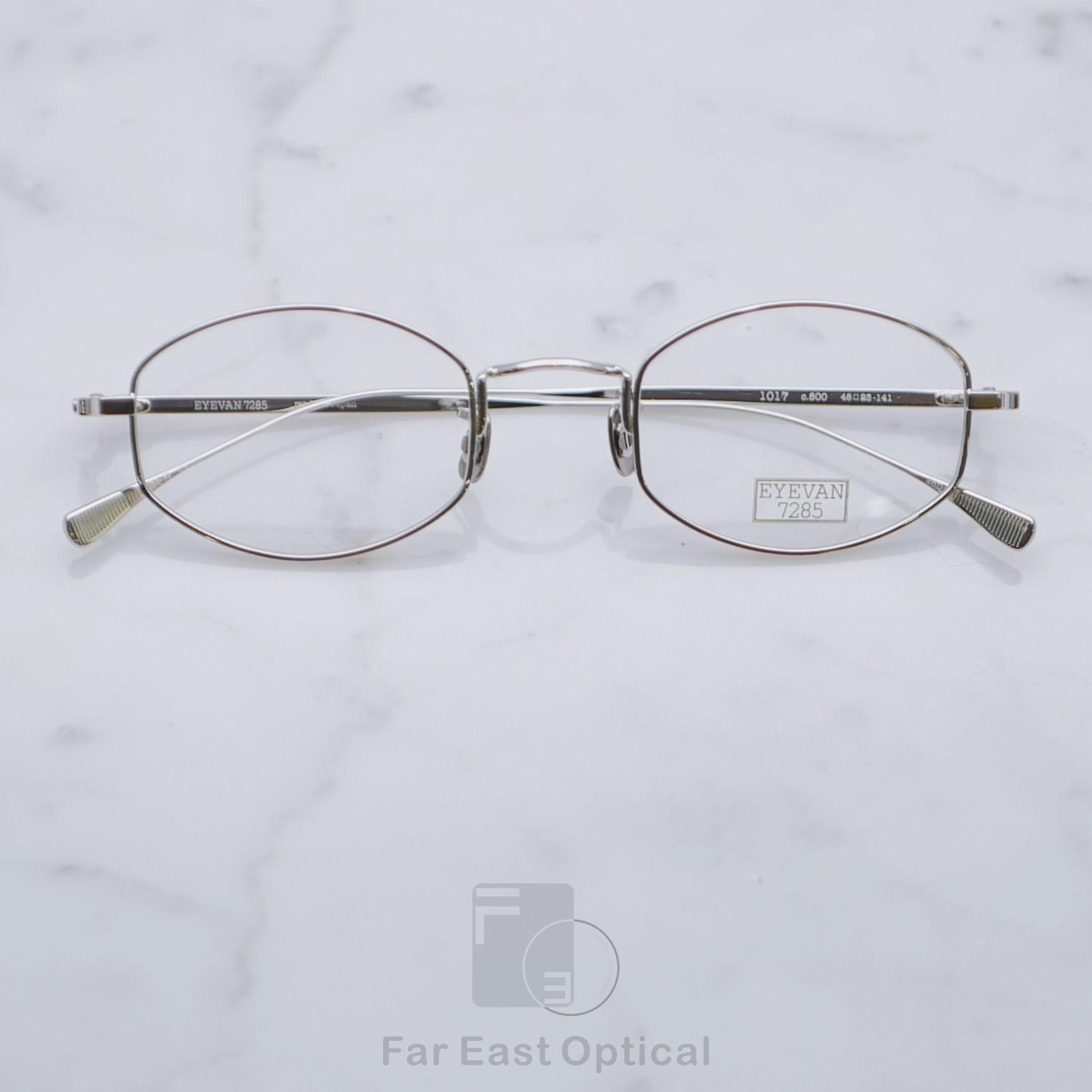 EYEVAN7285 1017眼镜架女纯钛眼镜框男款高级感可配近视镜片