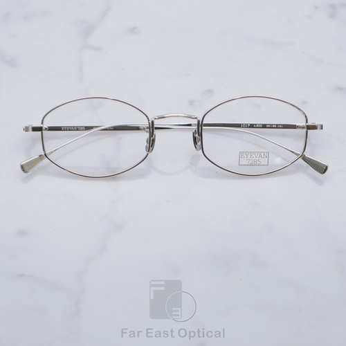 EYEVAN7285 1017眼镜架女纯钛眼镜框男款高级感可配近视镜片