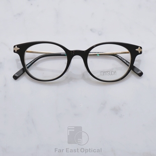 松田MATSUDA日本手作手作镜框M2022板材眼镜架男复古纯钛眼镜女