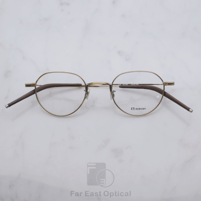 E5 EYEVAN m5日本手工眼镜框复古钛材质男皇冠型框光学眼镜架女