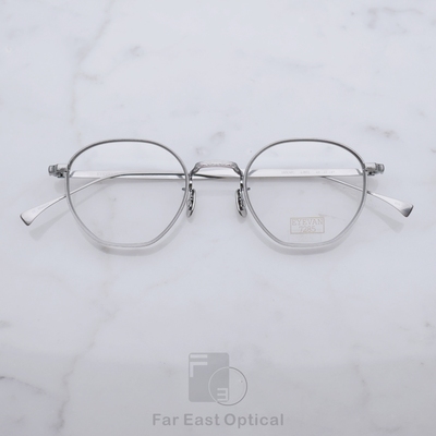 EYEVAN7285 163多边形纯钛日本手工眼镜高度数进高质细节进口镜框
