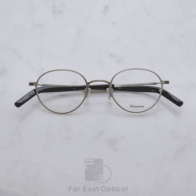 E5eyevan m7文艺复古圆框钛超轻日本手工眼镜架全框男女近视镜框