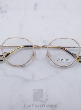 Viorou日本手工眼镜色彩力量小众高度数镜架光学眼镜框 Atsushi