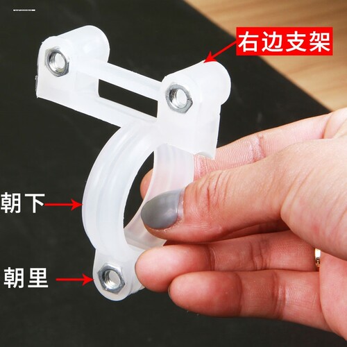 电动车泥瓦卡扣前挡泥板固定器摩托车通用支架改装配件前泥瓦卡子