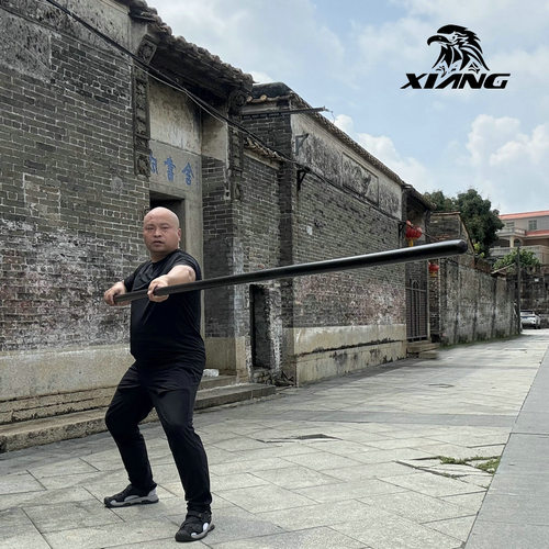 广州响牌咏春拳六点半棍鼠尾长棍