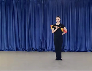 中国民族民间舞新版考级九级 3《金花遍地开》白族舞蹈考级霸王鞭